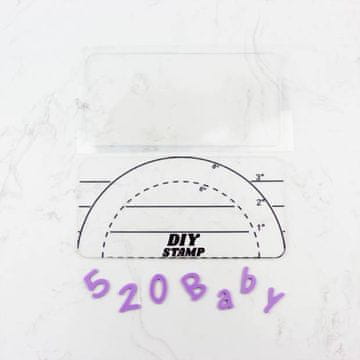 Abecedna podloga okrogla 20x10cm - Cakesicq