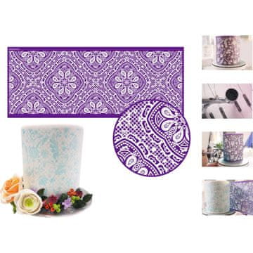 Šablona za torto - čipka 45,5x18cm - Cakesicq