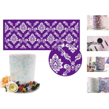 Šablona za torto - rdeča 45,5x18cm - Cakesicq