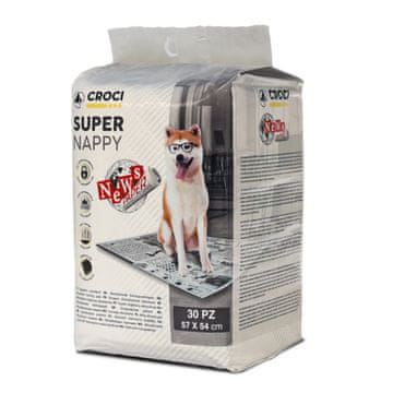 Croci Zasvojljiva blazinica Super Nappy Newspaper 57 x 54 cm (30 kosov)