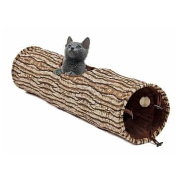 Smarty Drevo s predorom za mačko 25 x 90 cm