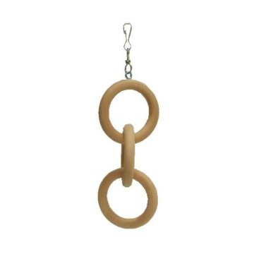Igrača ptič - lesena verižica, 3 šivi