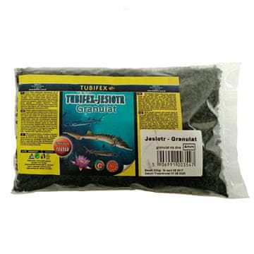Hrana za jesetre Tubifex 4 mm, vreča 0,5 kg