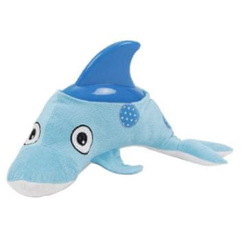Plišasta igrača z gumijastim delfinom