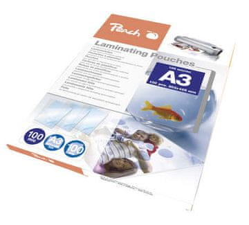 Peach folije za laminiranje A3 (303x426mm), 100mic, sijajne, 100 kosov