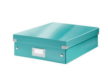 Leitz Organizatorska škatla Click&Store, velikost M, ledeno modra