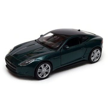Welly Jaguar F-Type Coupe 1:34 temno zelena