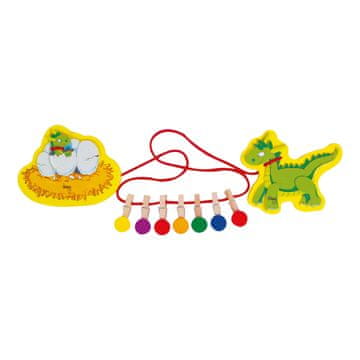 Small foot majhna noga Sporočilo vrvica z zmajem