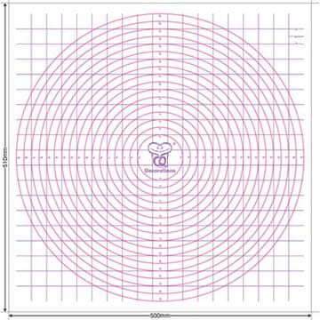 Podloga za valjanje 3x3-19x19cm - Cakesicq