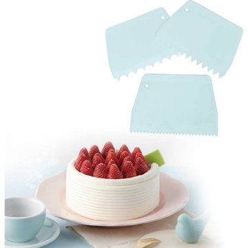 Slaščičarske kartice 3 kosi nazobčane 13,5x10cm - Cakesicq