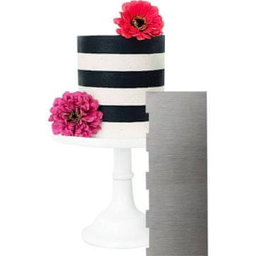 Lopatka za robove torte velika Črte 23x9cm - Cakesicq