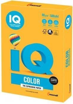 B.papir IQ Color A4-NEOOR, fosfatno oranžna, 80 g/m2, 500 l.
