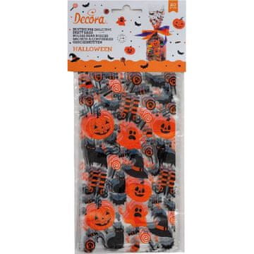 Decora Vrečka za sladkarije 24x12,5x3cm halloween 20 kosov -