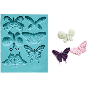 Silikonski kalup metulj - Cakesicq