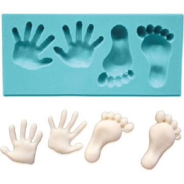 Silikonski model za noge in roke 7x3cm - Cakesicq