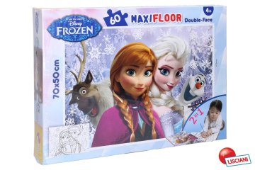 Disney Frozen Frozen Puzzle Maxi 60 Elsa in Anna obojestransko 70x50 cm