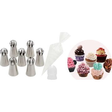 Nasveti za okraševanje balonov 7 kosov in vrečke - Cakesicq