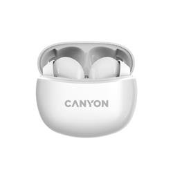 Canyon Resnično brezžične stereo slušalke TWS-5 White