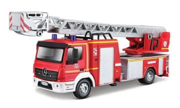 BBurago - Reševalno vozilo za nujne primere - Mercedes-Benz Atego gasilsko vozilo, gasilci, 1:50