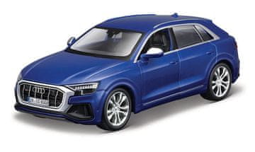 BBurago - Avtomobili HOBBY, Audi SQ8, modra kovinska, 1:32