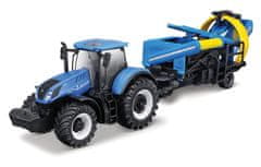 BBurago - FARMLAND, New Holland T7.315 HD s kultivatorjem, 10 cm