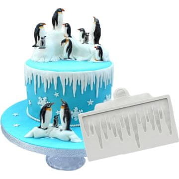 Silikonski model za ledene plošče 10,5x5,5cm - Cakesicq