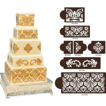 Kraljeva šablona 7 kosov - Cakesicq