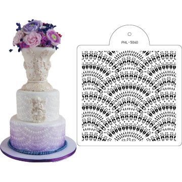 Šablona šablona ventilator 30x26cm - Cakesicq