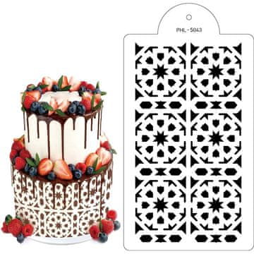 Šablona za šablone Šifra 40x21cm - Cakesicq