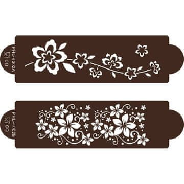 Šablona šablona cvetje na travniku 2pcs - Cakesicq