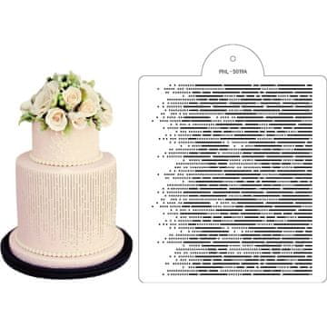 Šablona NOER kocka 40x18cm - Cakesicq