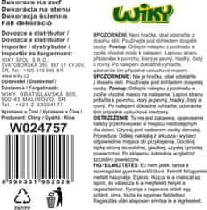 Dekoracija za steno/okno 22,9x18,5 cm KRASNICA