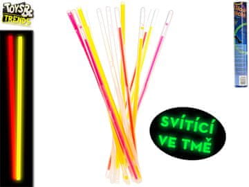 Igrače in trendi palice, ki se svetijo v temi 20 cm 50 kosov + 50 povezovalnih členov