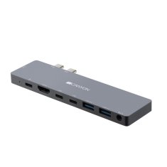 Canyon replikator vrat DS-8, 8v1, za Apple Macbook s Thunderbolt 3 (USB-C 87W),1*Type C PD87W+2*Type C data+2*HDMI