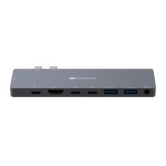 Canyon replikator vrat DS-8, 8v1, za Apple Macbook s Thunderbolt 3 (USB-C 87W),1*Type C PD87W+2*Type C data+2*HDMI