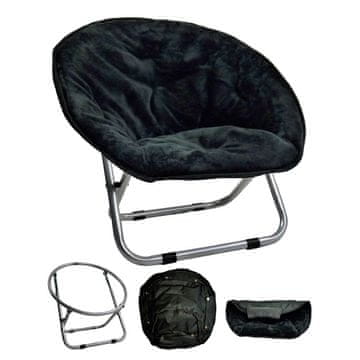 Relaksacijski stol črne barve