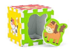 Penasta sestavljanka z živalmi 6 kosov