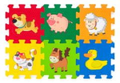 Penasta sestavljanka z živalmi 6 kosov