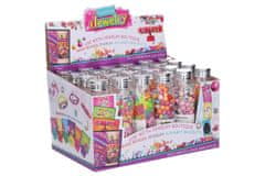 Barvne kroglice v steklenici