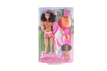 Barbie surferka z dodatki