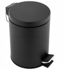 koš za smeti 5l črn