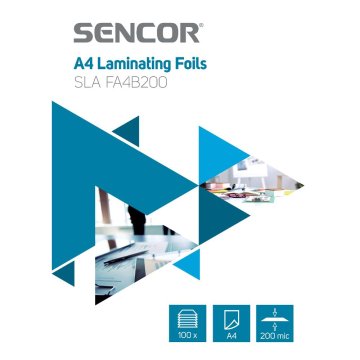 SENCOR SLA FA4B200 Folija A4 200 mikrometrov 100 kosov