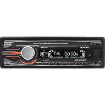 SENCOR SCT 3018MR AVTORADIO Z USB/SD/RDS