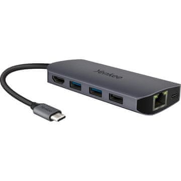 Yenkee YTC 081 Večportno vozlišče USB C 8v1