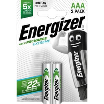 Energizer HR03 2BP AAA Ext NiMH 800mAh