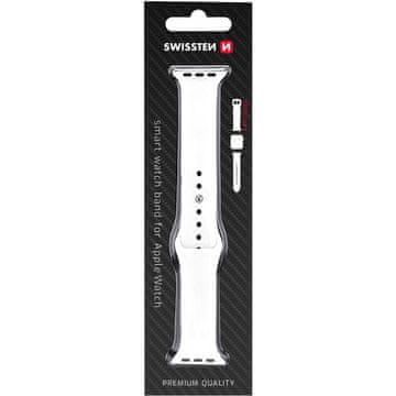 SWISSTEN BAND APP.W.SILIKON. 38-40mm WH
