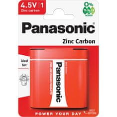 Panasonic 3R12 1BP 4,5V Rdeča barva zn