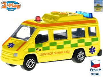 2-Play Prometna ambulanta CZ 8 cm kovinski prosti tek