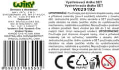 Wiky Dino strelska proga s 4 avtomobili 45x12x16 cm