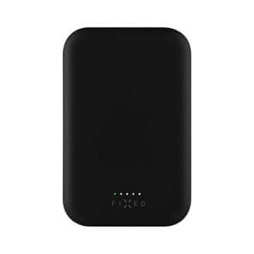 FIXED Powerbank MagZen (2. generacija) s podporo za brezžično polnjenje in Magsafe, 10 000 mAh, črna